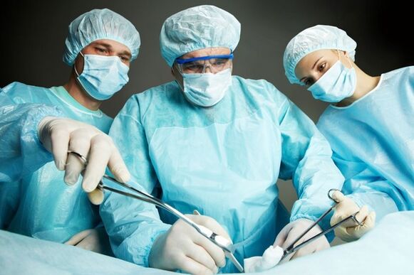 Méthode chirurgicale pour éliminer le parasite